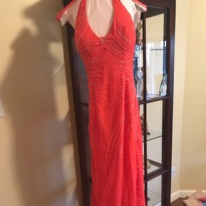 Beautiful open back prom dress! Worn once